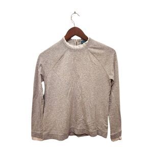 Fleur Bleue Ruffled Neck Long Sleeve Sweatshirt XS